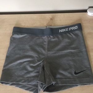 Nike Pro Dri-Fit compression shorts.
